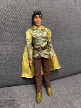 Disney Prince Naveen Doll in Gold, Brown, Olive